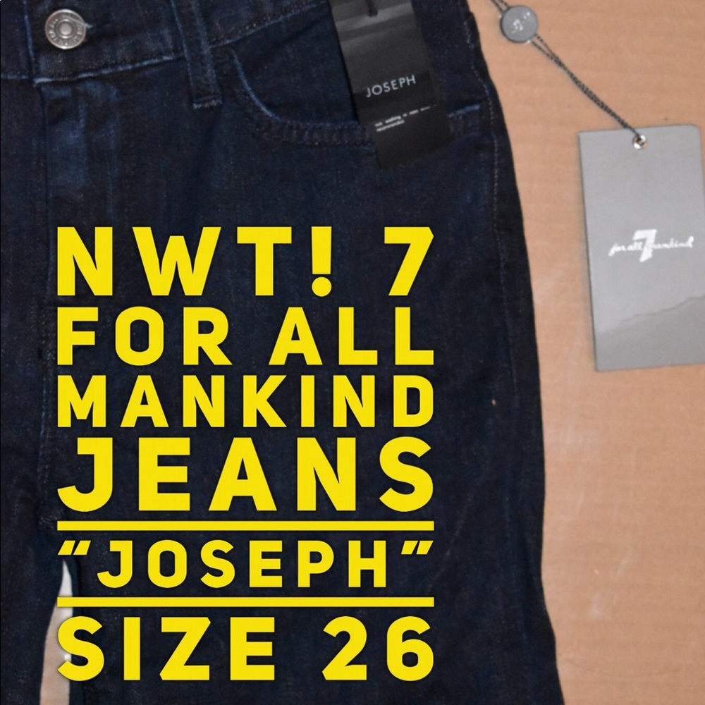 NWT! 7 for all mankind Jeans “Joseph” High Bootcut